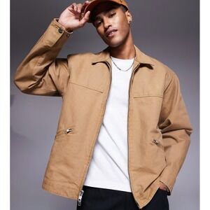 The North Face Cedar Canvas Work Utility Jacket Barn M NWT $180 Chore Cotton